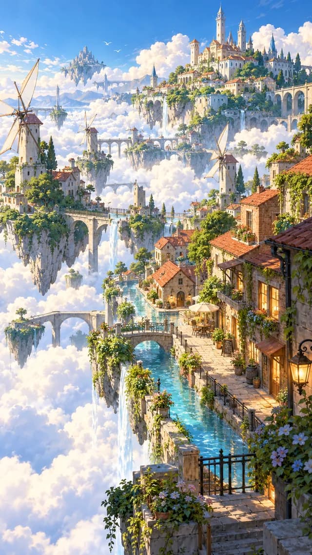 云海之上的天空小城